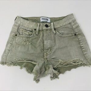 RSQ Women's Olive Jean Shorts